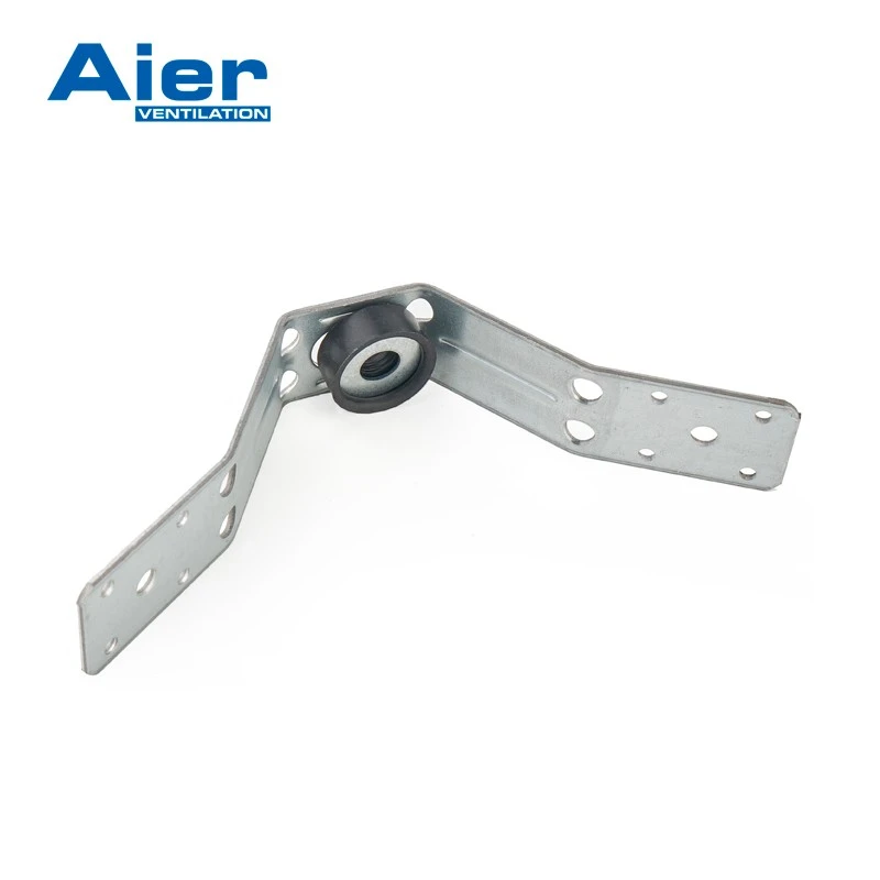 حامل R مع عازل اهتزاز مطاطي (RH)