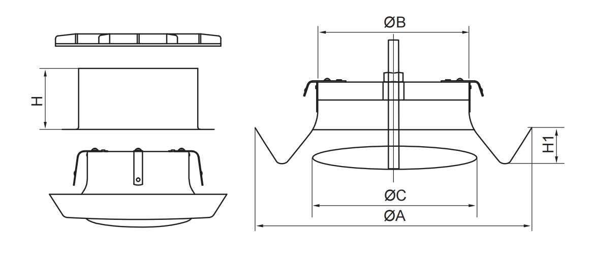 Dimension of Plastic Air Valve (PAV)